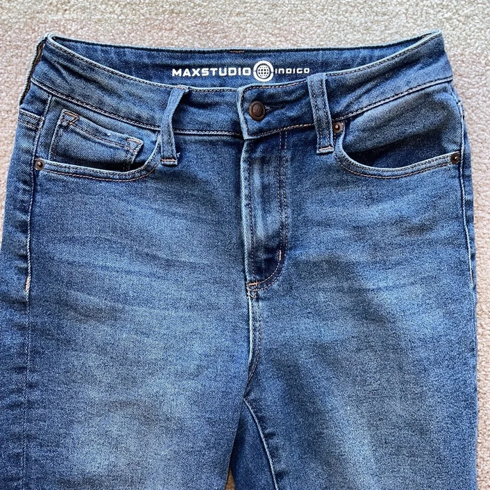 Maxstudio Indigo High Rise Skinny Jeans - Picture 2 of 6